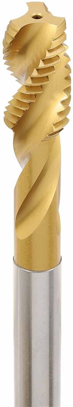 Метчик машинный спиральный удлиненный М16х2 мм DIN 376 XL form C 6h HSSE-TiN H-Tools 32188THT, метрическая резьба - фото