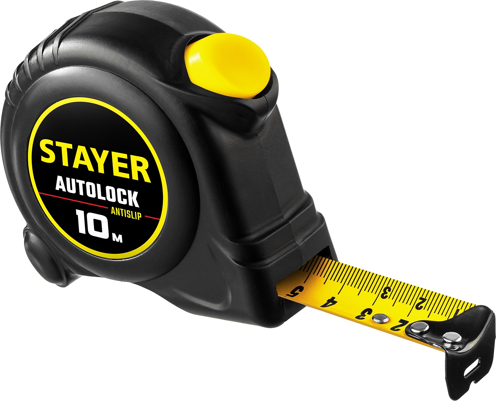 Рулетка измерительная с автостопом 10 м х 25 мм Stayer Autolock 2-34126-10-25 - фото