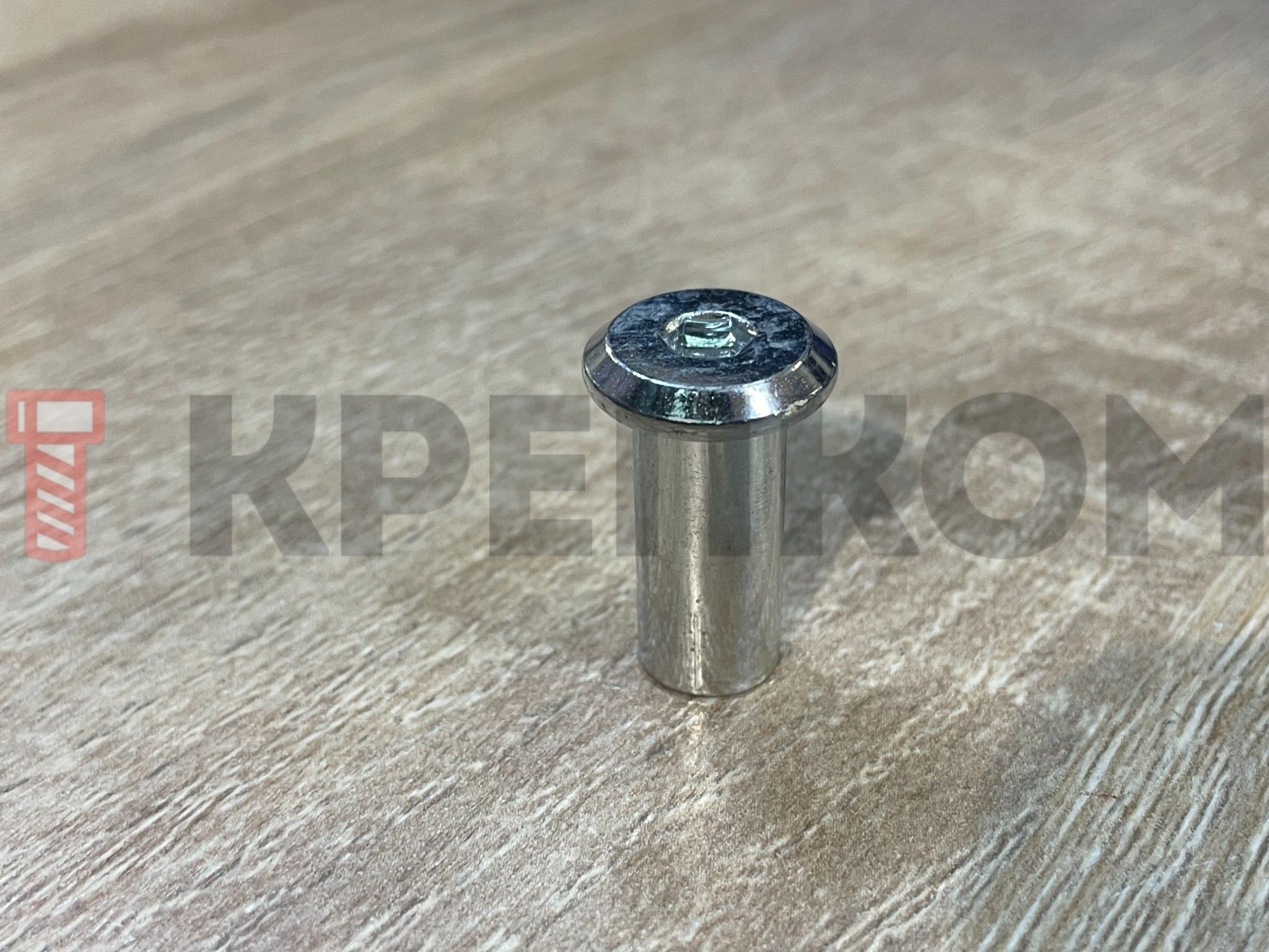 Гайка Эриксона вн/ш плоск. M 8 x 22 x 16 593 A6 оцинк - фото