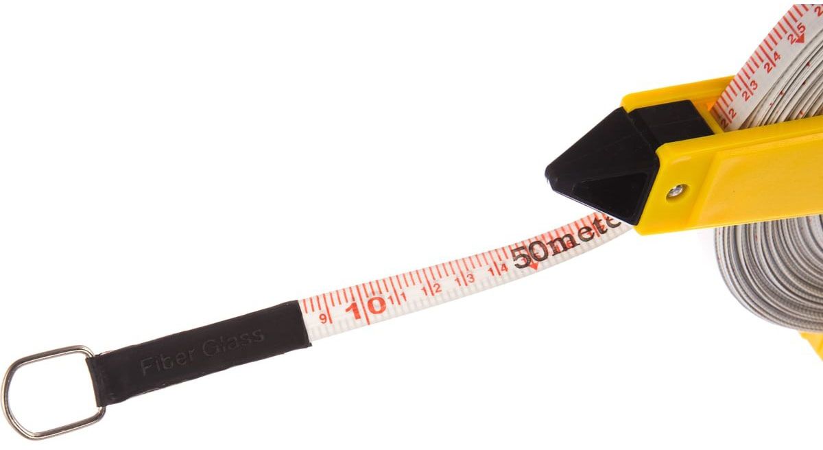 Лента мерная геодезийная фиберглассовая 50 м STAYER GeoMax 3418-50 - фото