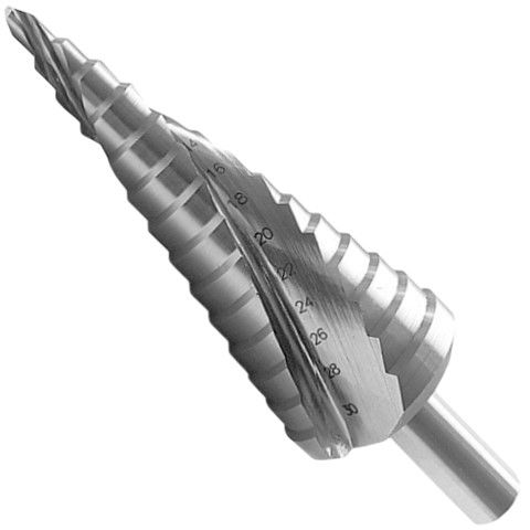 Изображение товара Ступенчатое сверло Messer 20-14-430 4-30 мм, 14 ступеней, быстрорежущая сталь HSS