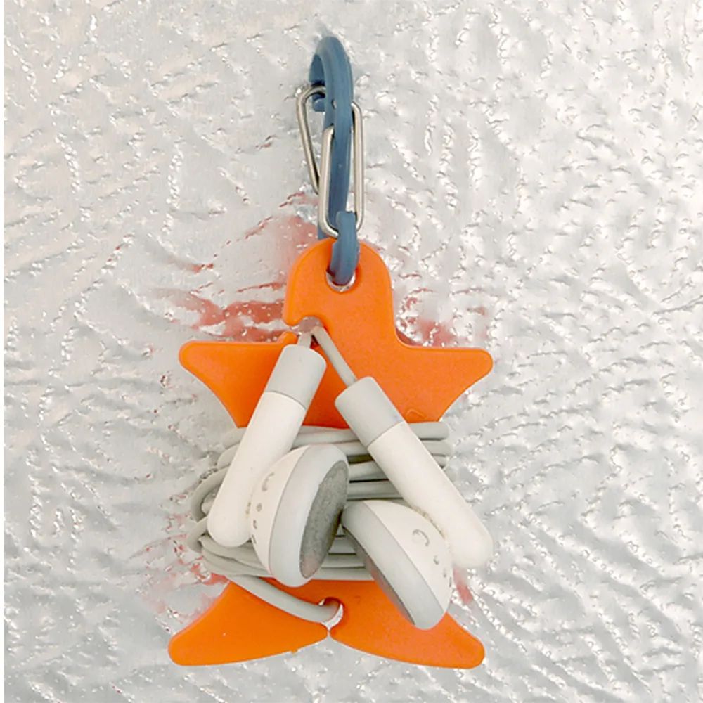 Организатор провода с карабином Nite Ize Curvyman CVM-03-19, оранжевый - фото