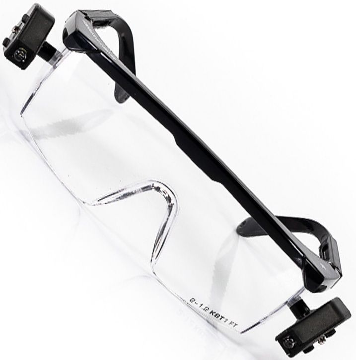 Очки монтажника открытые с фонариками и боковой защитой OM-04 KBT 79685 - фото