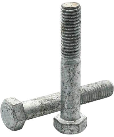 Болт шестигранный М24х190 мм DIN 931, класс прочности 10.9, термодиффузионное цинкование - фото