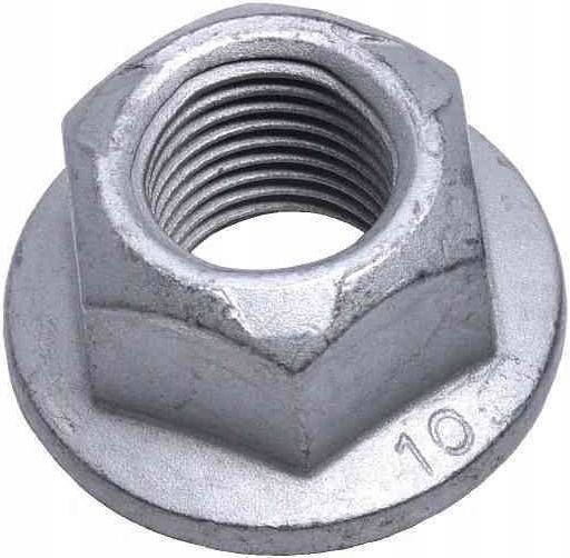 Гайка с фланцем М14 DIN 6927, класс прочности 10, цинк-ламельное покрытие - фото