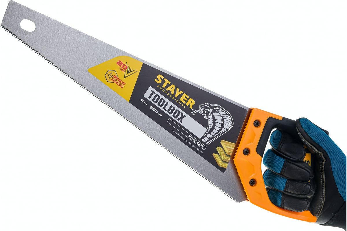 Ножовка многоцелевая 350 мм Cobra ToolBox Stayer 2-15091-45 - фото