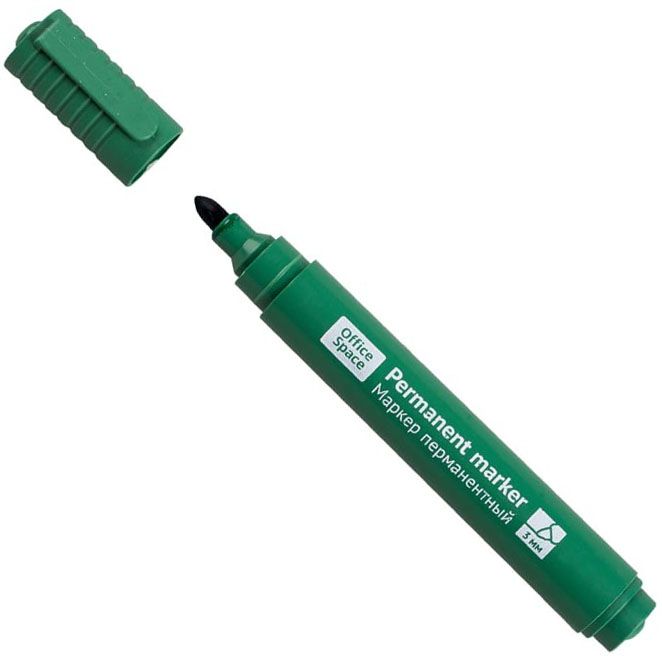 Маркер перманентный пулевидный 3 мм, OfficeSpace - фото