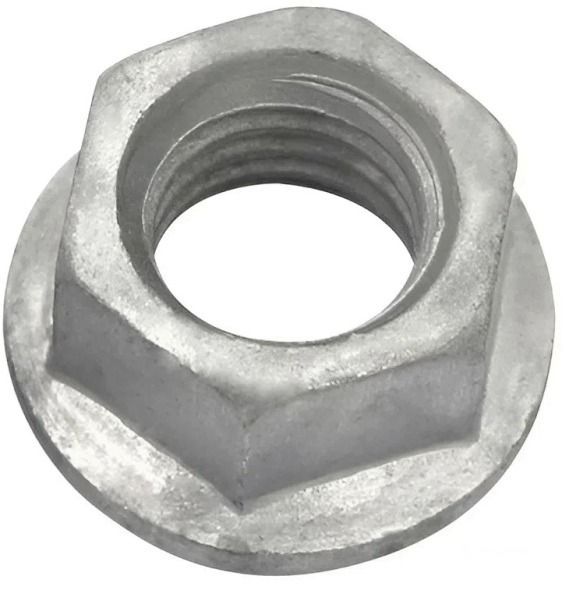 Гайка фланцевая М8 DIN 6923, класс прочности 8, цинк-ламельное покрытие - фото