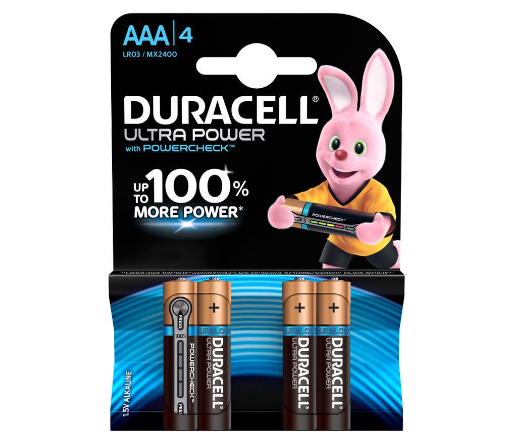 Изображение товара Батарейка Duracell Ultra Power LR03 AAA щелочная 1,5 В блистер