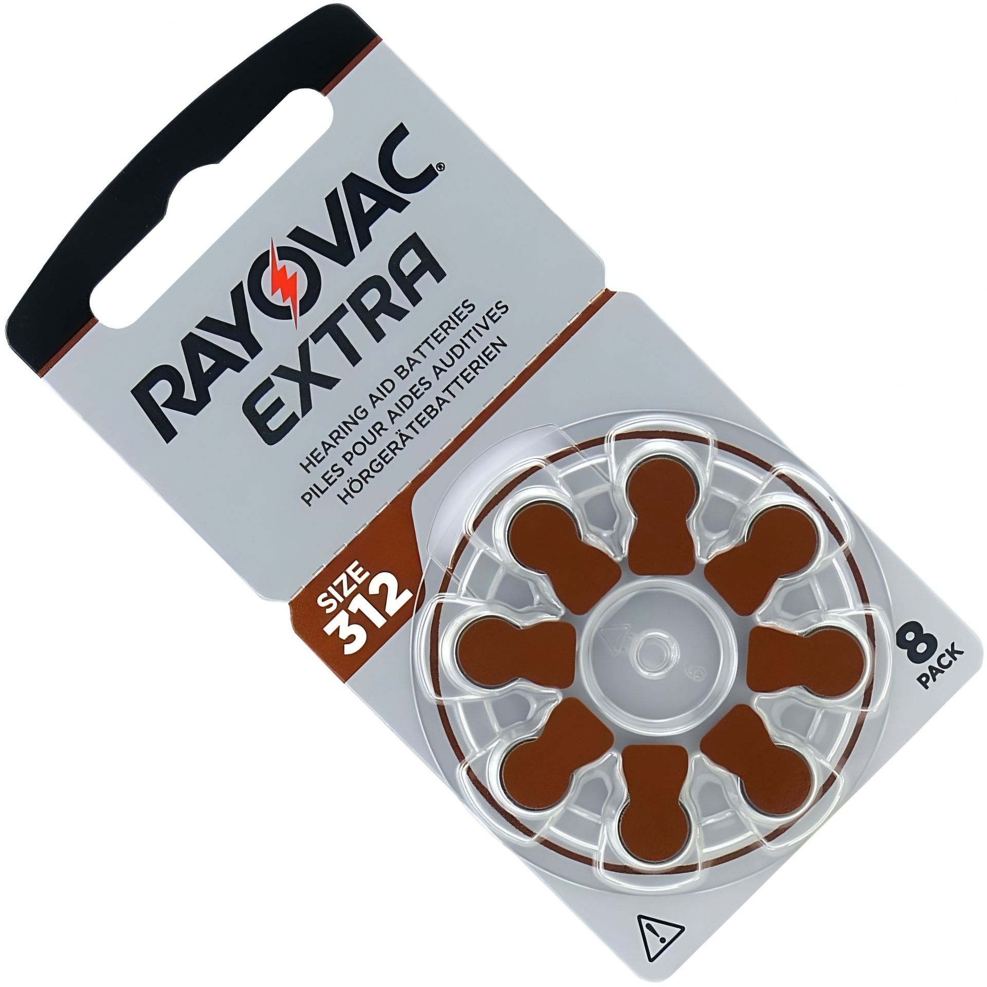Изображение товара Батарейки для слухового аппарата Rayovac Extra Type 312, 8 шт в блистере