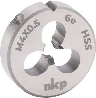 Плашка М4х0,5 мм HSS DIN EN 22568 6e NKP 239041N, мелкая метрическая резьба