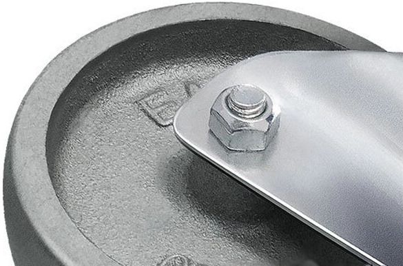 Колесо термостойкое поворотное 100 мм Emes EM01 VKV 100 - фото