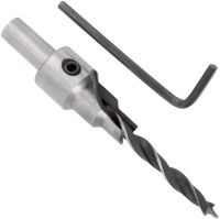 Сверло с зенкером и с ключом HEX для конфирматов (мебельных стяжек) ц/х FIT