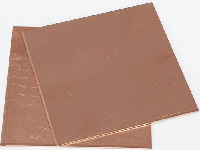 Лист гладкий 0,2х200х250 мм, бронза БрОФ 6,5-0,15 - фото