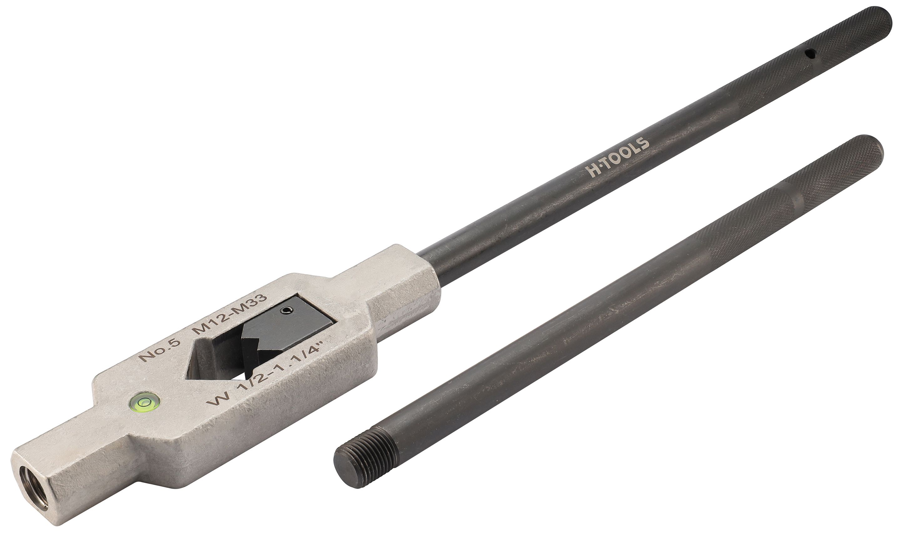 Вороток для метчиков с уровнем №5 M12-M33 (7,0-20,0 мм) 700 мм Inox DIN 1814 H-Tools 08802080 - фото