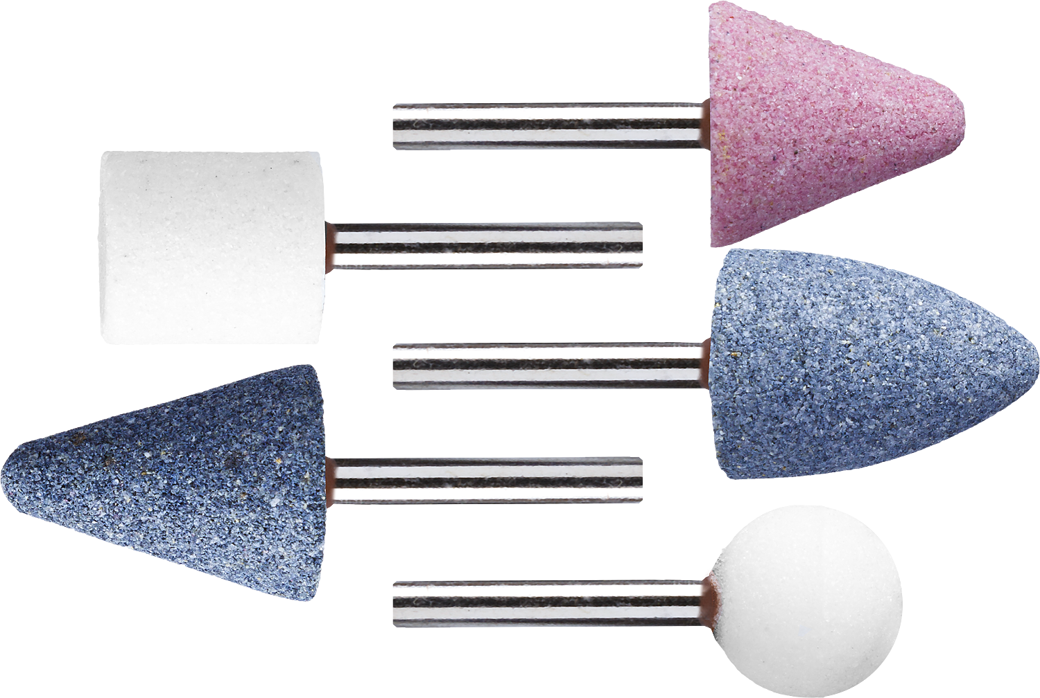 Набор минишарошек-насадок абразивных Master Stayer 2988-H5, 5 шт - фото