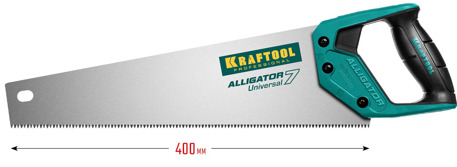 Ножовка универсальная по дереву Alligator Universal 7 Kraftool - фото