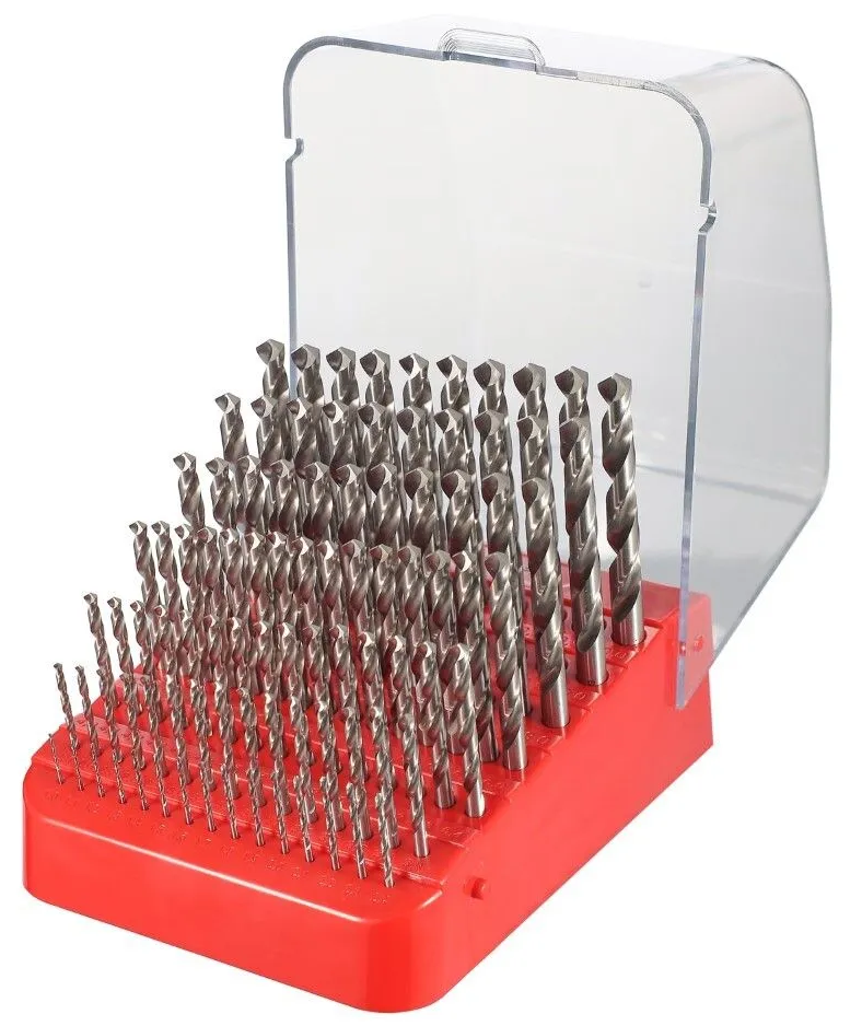 Набор сверл по металлу 1-10 мм HSS-G 118° DIN 338 Pro H-Tools 214223PRO, 91 шт - фото