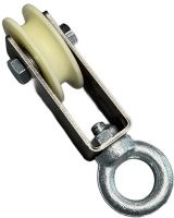 Изображение товара Блок монтажный с капролоновым роликом и рым-болтом 8х40 мм БМРК