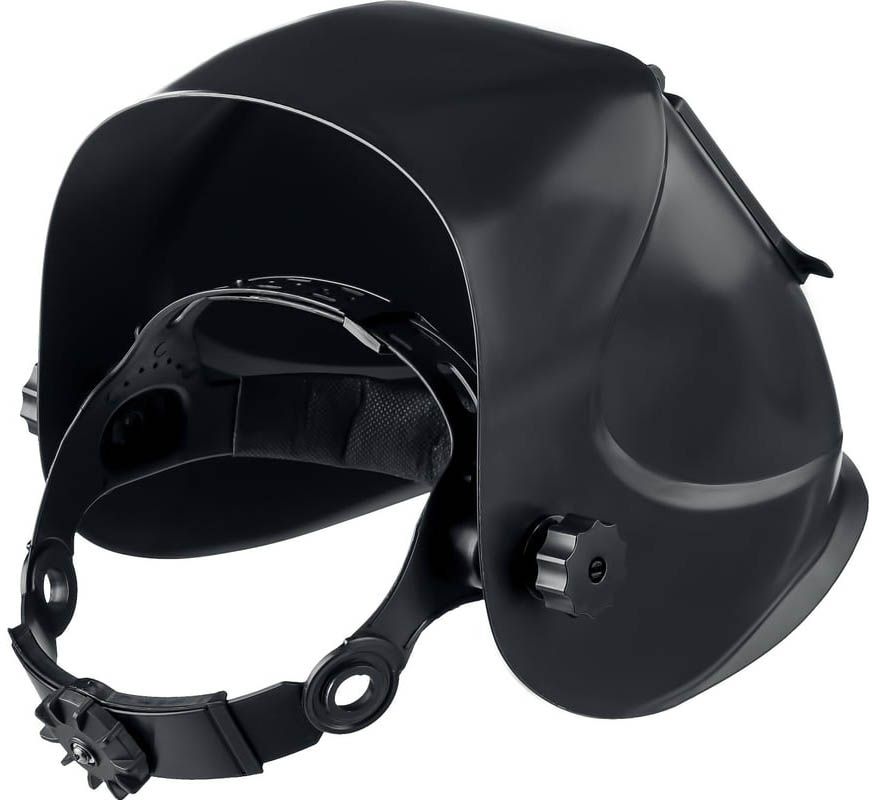 Маска сварщика со стеклянным светофильтром, откидной блок СИБИН 110805 - фото