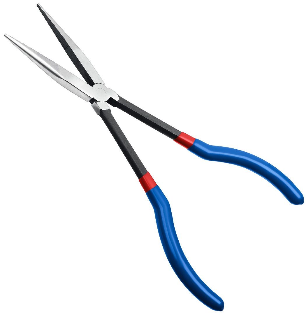Набор тонкогубцев удлиненных ЗУБР 22026, 4 предмета в чехле - фото