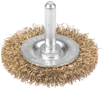 Щетка дисковая латунированная для дрели Professional Stayer