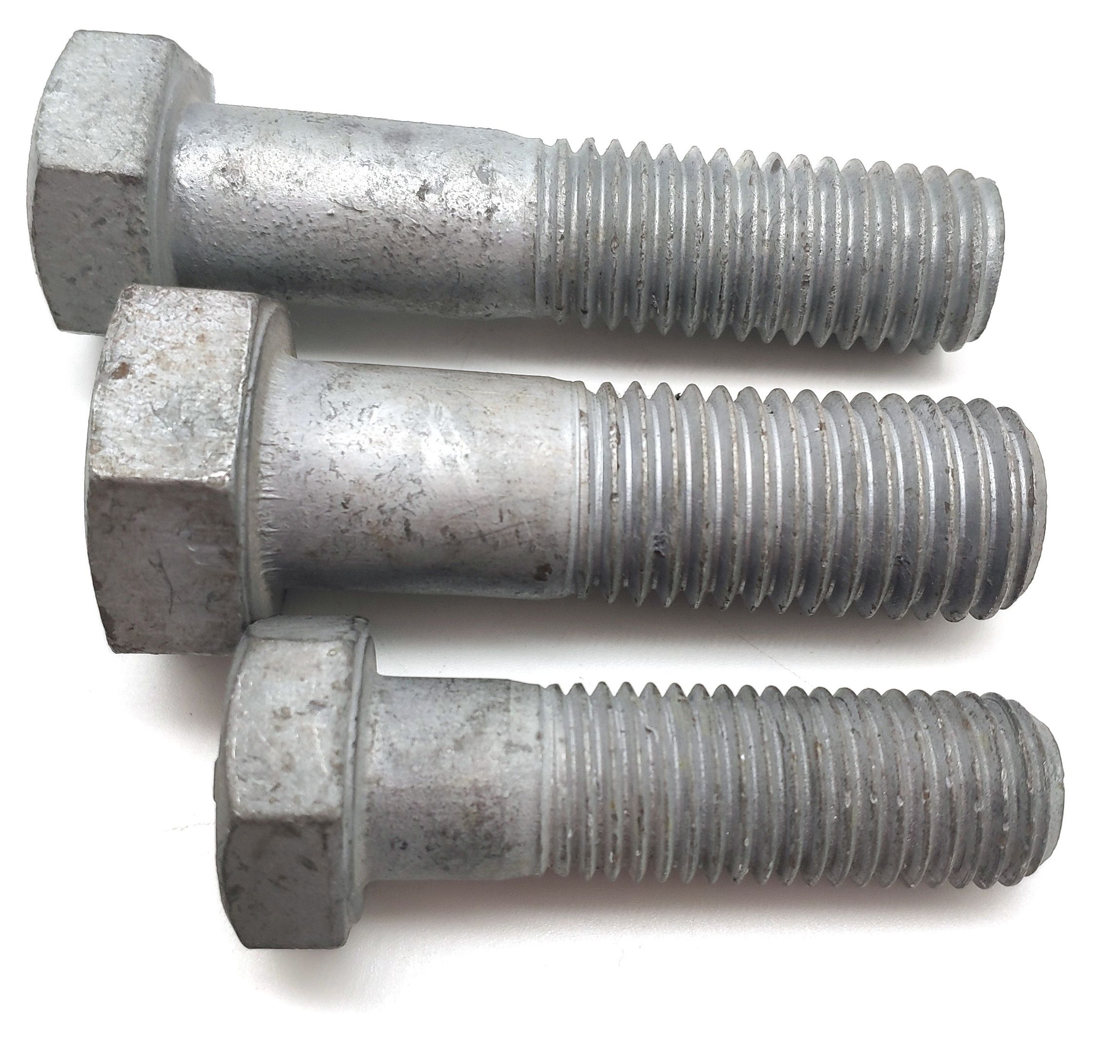 Болт шестигранный с неполной резьбой ГОСТ 52644-2006, тип ХЛ, класс прочности 10.9, горячий цинк - фото