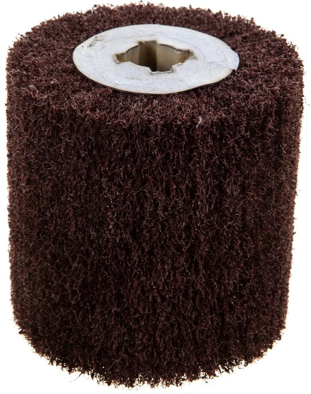 Барабан шлифовальный лепестковый 100х100х19 мм (ступица со шлицами) Р100 Мedium Messer 11-56-100 - фото