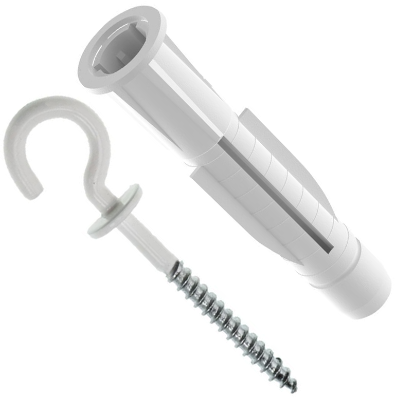 Дюбель с полукольцом 8х51 мм Pirat Will-S TOX 01226111, полиэтилен, 20 шт - фото