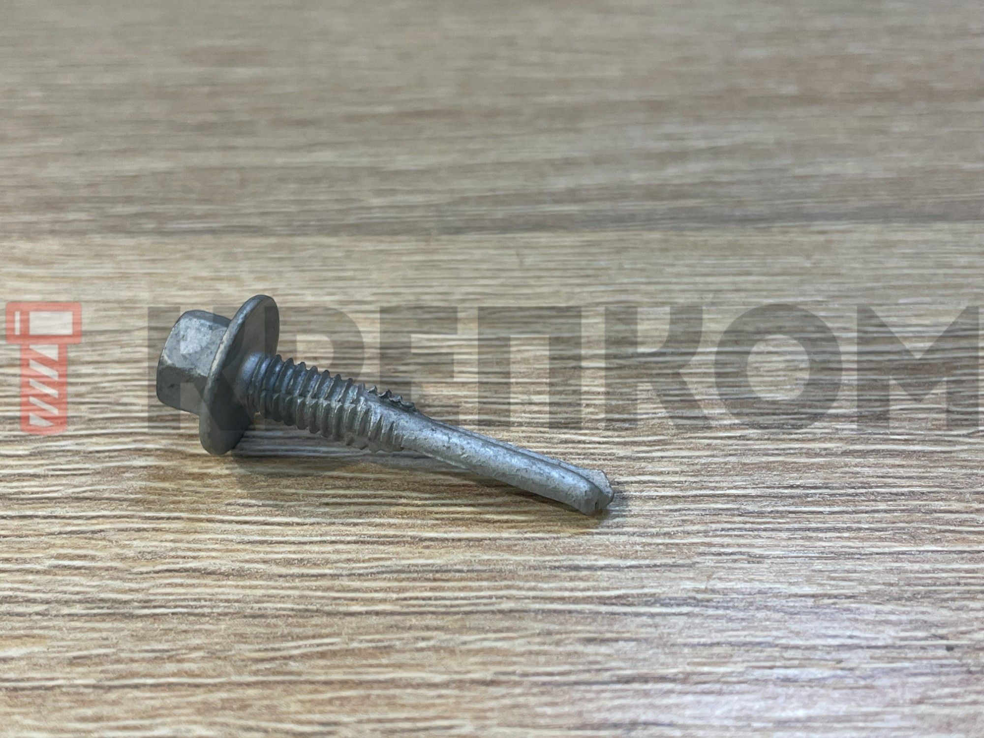 Саморезы с шестигранной головкой и прессшайбой HARPOON HW5-R для профлиста, до 12,5 мм, углеродистая сталь SAE 1022 - фото