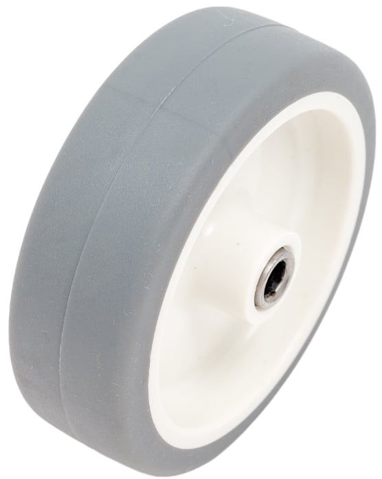 Колесо диаметр 75 мм грузоподъемность 60 кг, резина/полипропилен ЗУБР 30946-75 - фото