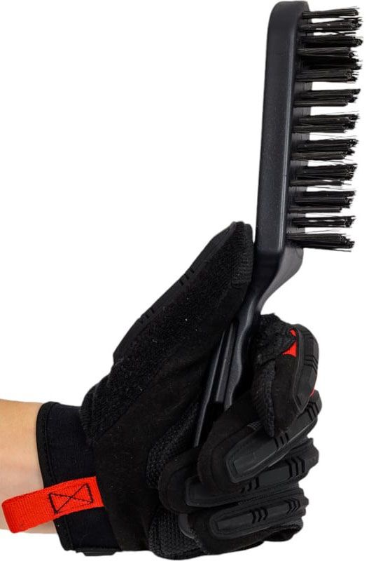 Щетка проволочная стальная с пластмассовой ручкой, 4 ряда, ЗУБР 35011-4_z01 - фото