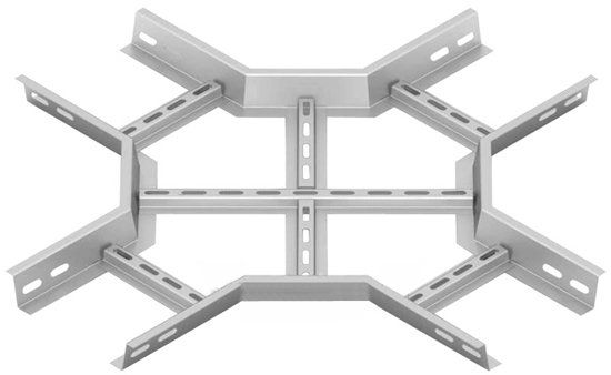 X-секция для лестничного лотка Северная Аврора НЛХ, оцинкованная сталь