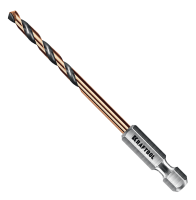 Сверло по металлу спиральное, шестигранный хвостовик E1/4" 135° Impact Ready Kraftool, быстрорежущая сталь M35 (5% Co)