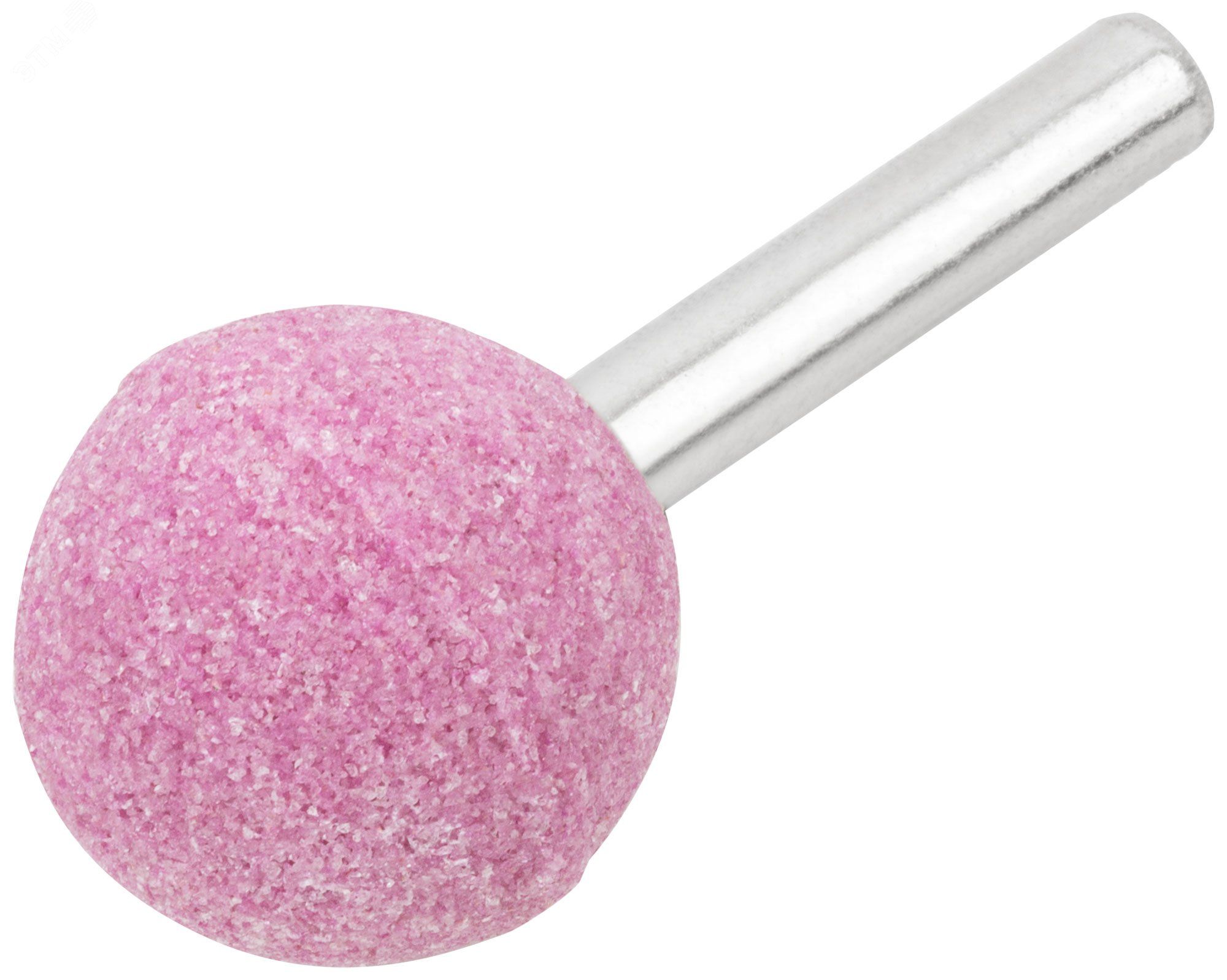 Шарошка абразивная сферическая 25х6 мм по металлу FIT 36954 - фото