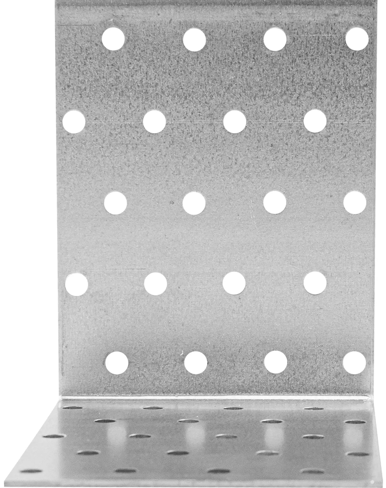 Уголок крепежный равносторонний 100х80х1,5 мм KUR, оцинкованная сталь - фото