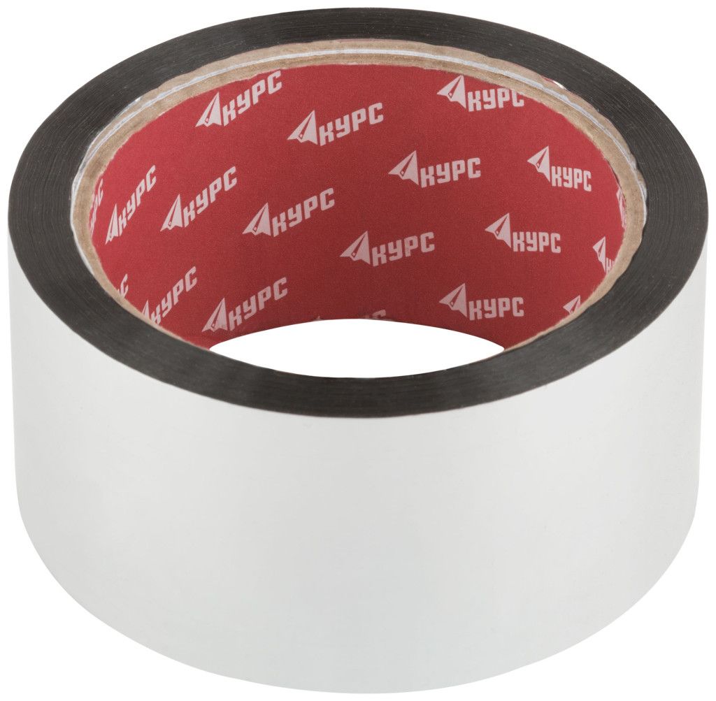Лента металлизированная клейкая, 48 мм х 50 м КУРС 11661 - фото