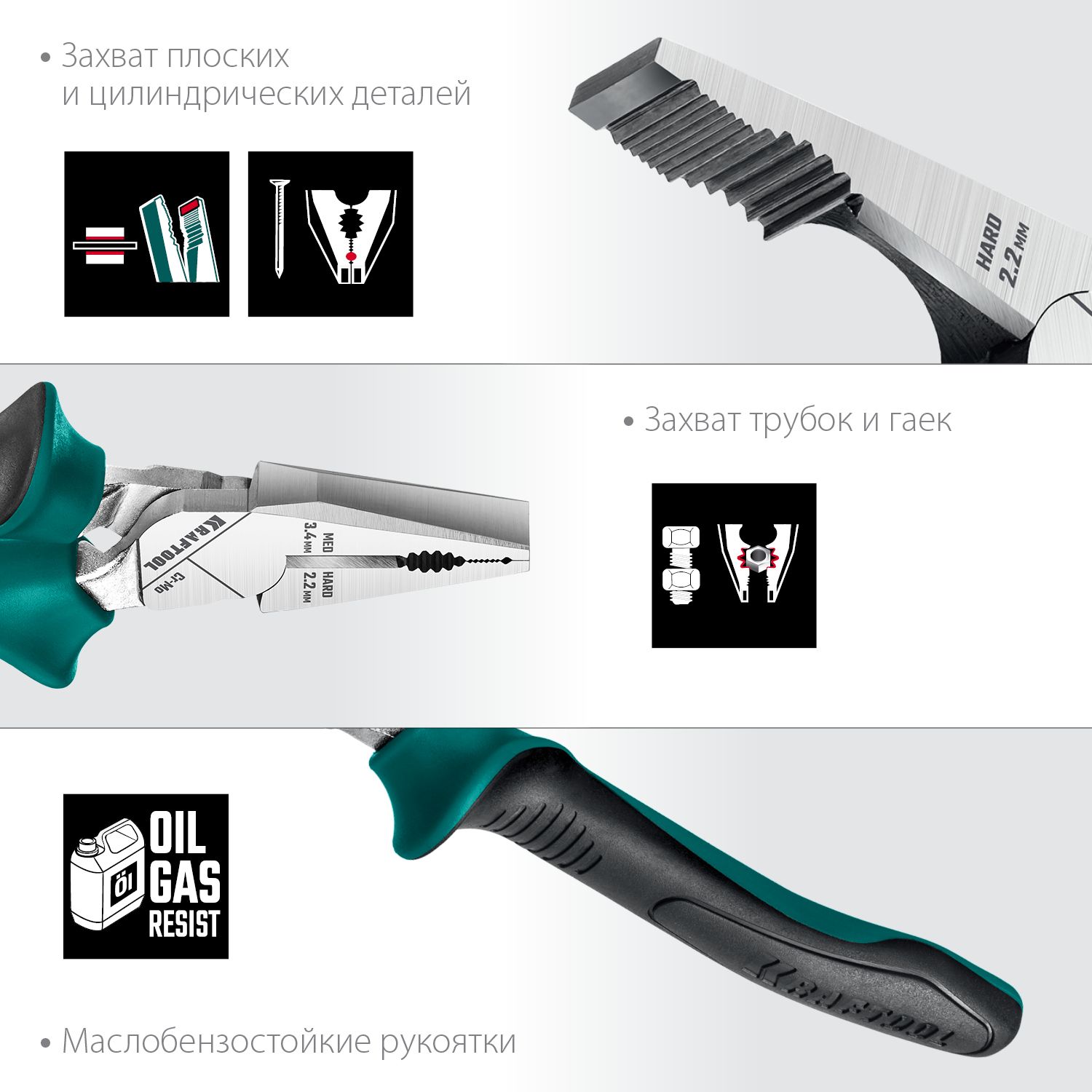 Набор губцевого инструмента Kraftool 22012 - фото