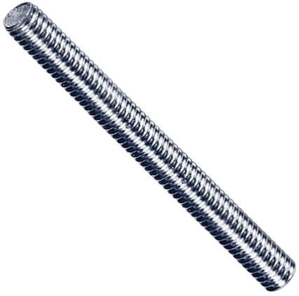 Шпилька резьбовая дюймовая DIN 975 UNC 3ft (910 мм), класс прочности 4.6, оцинкованная сталь - фото
