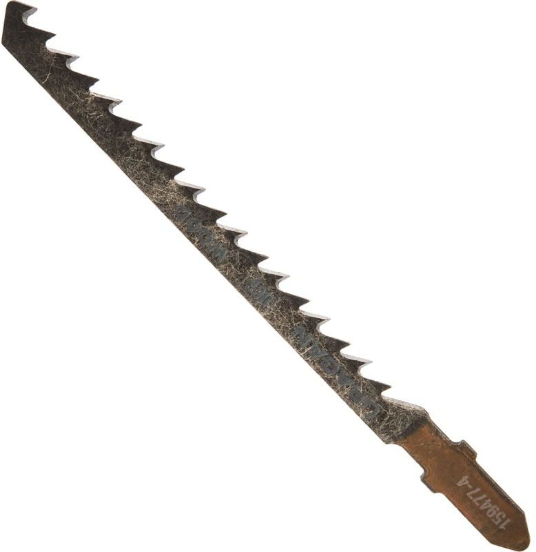 Полотна по дереву T244D для электролобзика 75 мм фигурный рез, T-хвостовик, Uragan 159477-4_z02, сталь HCS, 2 шт - фото