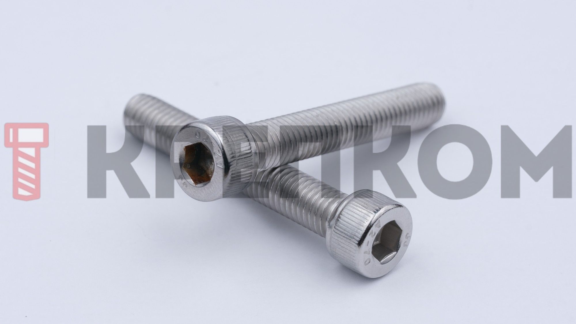 Винт с цилиндрической головкой и внутренним шестигранником М8х50 DIN 912, нержавеющая сталь А2 - фото