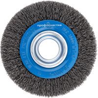 Щетка дисковая гофрированная для заточных станков 300 мм Профоснастка 20805013, сталь 