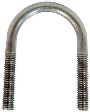 Скоба U-образная DIN 3570 form A, нержавеющая сталь А4 - фото