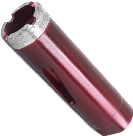 Коронка алмазная спечённая по камню для мокрого реза, хвостовик М14 Messer - фото