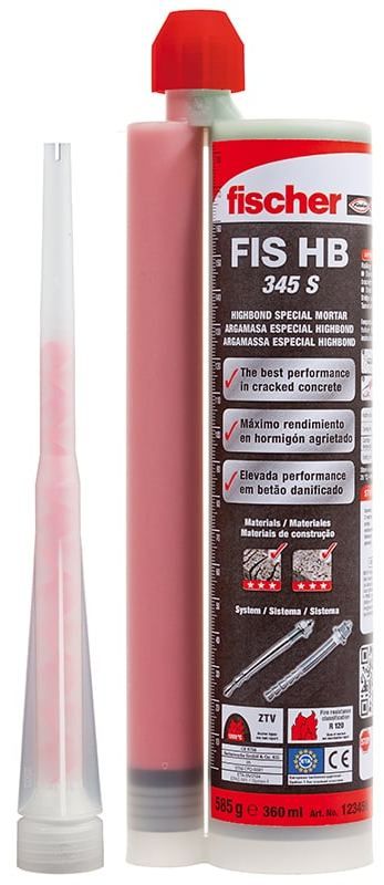 Химический анкер для динамических нагрузок Fischer FIS HB, винилэстер - фото