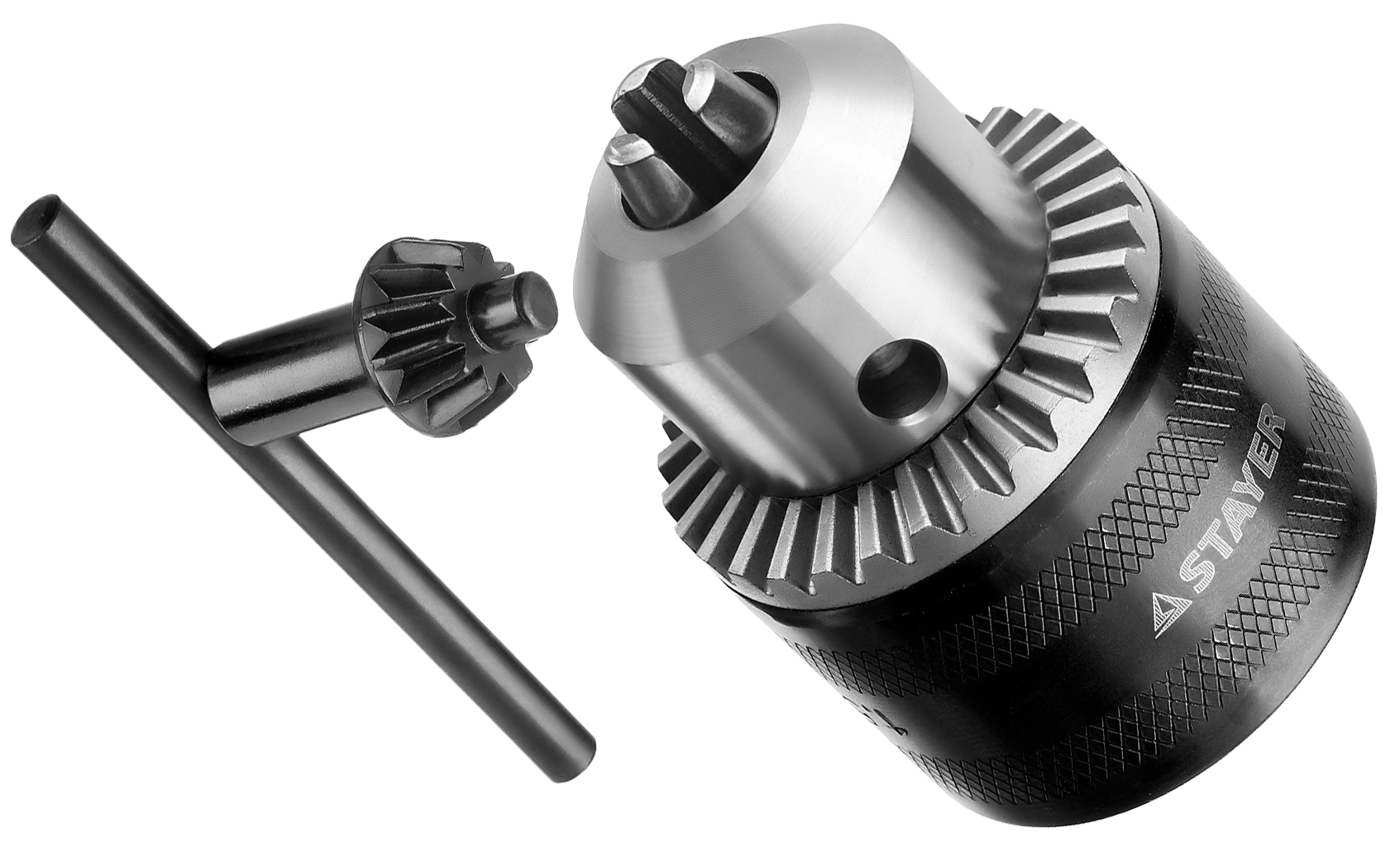 Патрон сверлильный ударный с ключом для дрели Professional Stayer - фото