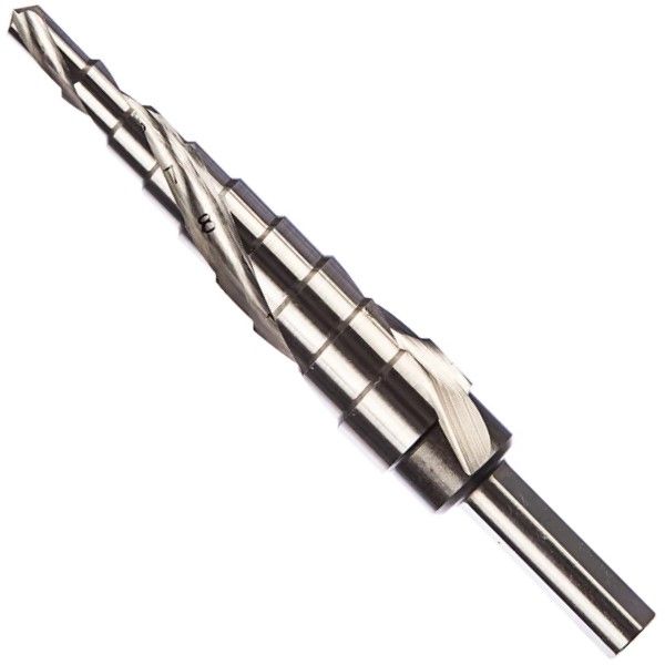Сверло ступенчатое по металлу, спиральная канавка HSS Messer - фото