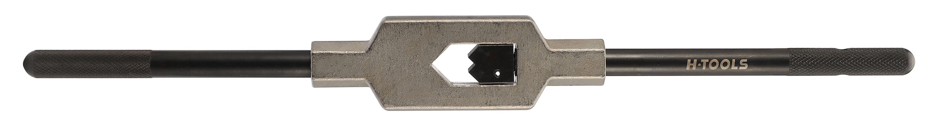 Вороток для метчиков с уровнем №4 M9-M27 (5,5-16,0 мм) 480 мм Inox DIN 1814 H-Tools 08802070 - фото