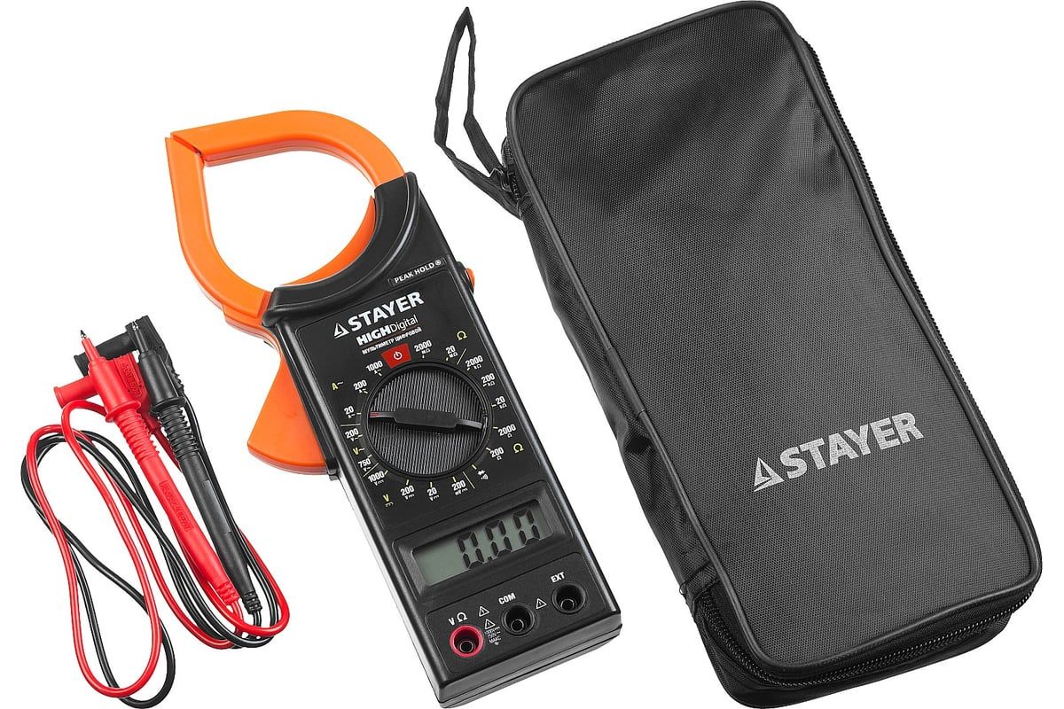 Цифровые токовые клещи Stayer HIGHDigital 59820 - фото