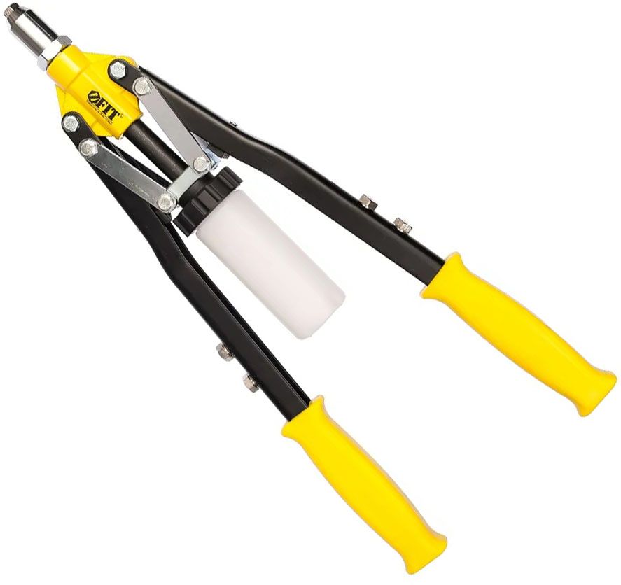 Заклепочник вытяжной двуручный (3.2-6.4 мм) 440 мм, усиленный, FIT 32058 - фото